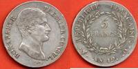 Französische Dezimalmünzen 5 FRANCS BONAPARTE PREMIER CONSUL ANNEE AN12 Q ATELIER PERPIGNAN METAL ARGENT TRANCHE A * / N° CATALOGUE : G577 -