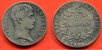 Französische Dezimalmünzen 5 FRANCS NAPOLÉON EMPEREUR ANNÉE 1806 L ATELIER BAYONNE MÉTAL ARGENT POIDS 24.85g CETTE MONNAIE A TOUT SON BRILLANT DE FRAPPE / N° CATAL -
