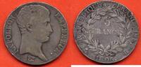 Französische Dezimalmünzen 5 FRANCS NAPOLEON EMPEREUR ANNEE 1806 L ATELIER BAYONNE METAL ARGENT * / N° CATALOGUE : G581 -