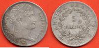 Französische Dezimalmünzen 5 FRANCS NAPOLEON 1er REVERS EMPIRE ANNEE 1813 D ATELIER LYON METAL ARGENT 916983 EXEMPLAIRES * / N° CATALOGUE : G584 -