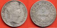 Französische Dezimalmünzen 5 FRANCS NAPOLÉON 1er TÊTE LAURÉE AU REVERS EMPIRE ANNÉE 1811 BB ATELIER STRASBOURG MÉTAL ARGENT RARE SEULEMENT 326918 EXEMPLAIRES FRAPPE -