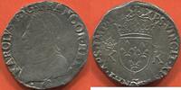 Französische Königliche Münzen TESTON CHARLES IX 1560-1574 4e TYPE AUX DEUX K COURONNES A/ KAROLVS 9 DG FRANCOR REX BUSTE A GAUCHE DU ROI, LAURE ET CUIRASSE R/ ÉCU -