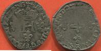 Französische Königliche Münzen HENRI III 1574-1589 DOUBLE PARISIS 2eTYPE ANNÉE 1583 R ATELIER SAINT ANDRÉ VILLENEUVE LES AVIGNON POIDS 3.98g RARETÉ R3 ETAT TB -