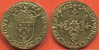 Französische Königliche Münzen 1643 ÉCU D'OR AU LOUIS XIII 1610- SOLEIL 1632 B ATELIER NANTES POIDS 3.31g ÉTAT SUPERBE A SPLENDIDE AVEC DE MINIMES TRACES DE FROTTEMENT DANS LE -