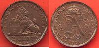 Ausländische Münzen 2 CENTIMES BELGIQUE EN CUIVRE ALBERT 1er 1911 POIDS 3.91g * / N° CATALOGUE : KM064 -