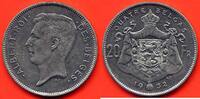 Ausländische Münzen 20 FRANCS BELGIQUE EN NICKEL ALBERT 1932 POIDS 20.01g * / N° CATALOGUE : KM101.1 -