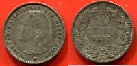Ausländische Münzen 10 CENT PAYS BAS EN ARGENT 1893 POIDS 1.41g / N° CATALOGUE : KM116 -