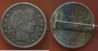 Ausländische Münzen ÉTAT UNIS HALF DOLLARS TYPE BARBER HEAD OU LIBERTY HEAD 1895 S ATELIER SAN FRANCISCO ÉTAT TTB A SUPERBE A L'AVERS ET B AU REVERS -
