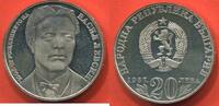 Ausländische Münzen 20 LEVA BULGARIE EN ARGENT 1987 A/ BUSTE DE VASIL LEVSKY POIDS 11.18g / N° CATALOGUE : KM164 -