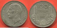 Ausländische Münzen 100 LEVA BULGARIE EN ARGENT 1937 POIDS 20g ÉTAT TTB A SUPERBE / N° CATALOGUE : KM45 -