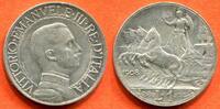 Ausländische Münzen 1 LIRE ITALIE EN ARGENT VITTORIO EMANUELE III 1908 R POIDS 5g / N° CATALOGUE : KM45 -