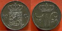 Ausländische Münzen 10 CENTS PAYS-BAS EN ARGENT 1826 POIDS 1.69g * / N° CATALOGUE : KM53 -