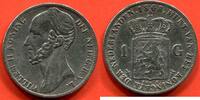Ausländische Münzen 1 GULDEN PAYS-BAS EN ARGENT WILLEM II 1848 POIDS 10g * / N° CATALOGUE : KM66 -