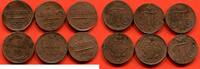 Ausländische Münzen 2 KOPEK RUSSIE LOT DE 6 MONNAIES DE 1 A EN BRONZE / N° CATALOGUE : KM94.2 -