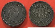 Ausländische Münzen 12 SOLS COLONIES FRANÇAISES ISLES DU VENT (PETITES ANTILLES) LOUIS XV 1715-1774 EN ARGENT 1731 H ATELIER LA ROCHELLE POIDS 2.62g / N° -