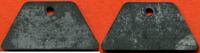 Ausländische Münzen JETON COLONIES FRANCAISES CONGO UNIFACE AEF-MC MOYEN CONGO 1921 EN ZINC TRAPEZE UNIFACE 32x16mm POIDS 1.36g RARE / N° CATALOGUE : LE -