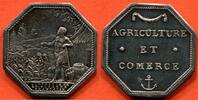 Ausländische Münzen JETON COLONIES FRANCAISES GUYANE NON DATE EN ARGENT A/ COMMERCE DE LA GUYANE FRANÇAISE R/ AGRICULTURE ET COMMERCE (sic) POINÇON CORN -