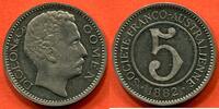 Ausländische Münzen 5 FRANCS NOUVELLE CALEDONIE MONNAIES DE NECESSITE DIGEON & CO. SOCIETE FRANCO-AUSTRALIENNE VILLE DE GOMEN 1882 EN CUPRO-NICKEL SANS CT -