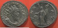 Antike Münzen ANTONINIEN POSTUME 260-269 A/ IMP C POSTVMVS P F AVG SON BUSTE RADIE ET CUIRASSE A DROITE. R/ MONETA AVG, LA MONNAIE DEBOUT A GAUCHE, TEN -