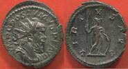 Antike Münzen ANTONINIEN POSTUME 260-269 A/ IMP C POSTVMVS P F AVG SON BUSTE RADIE A DROITE. R/ VIRTVS AVG, MARS DEBOUT A DROITE, TENANT UNE HASTE ET A -