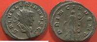 Antike Münzen ANTONINIEN SALONIN 260, FILS DE GALLIEN, CÉSAR PUIS AUGUSTE. EN BILLON A/ SAL VALERIANVS CS, SON BUSTE RADIE A DROITE. R/ PRINC IVVENT, S -