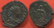 Antike Münzen ANTONINIEN TETRICUS EN BILLON A/ C PIV ESV TETRICVS CAES, SON BUSTE RADIE ET DRAPE A DROITE. R/ SPES AVGG, L’ESPÉRANCE MARCHANT A GAUCHE, -