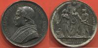 Médailles ÉTATS PONTIFICAUX MÉDAILLE EN ARGENT A L4EFFIGIE DE PIE IX 1846-1878 A/ PIVS IX PONTIFEX MAXIMVS ANNO I. R/ SAGROS SEDIS LATER P -