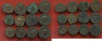 Lots BRONZE TETRICUS 271/274 LOT DE 12 MONNAIES ROMAINES EN A RÉPERTORIER LOT 18 ÉTAT TB A SUP -