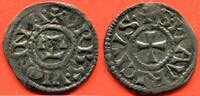 Französische Königliche Münzen DENIER DAUPHINE ARCHEVECHE DE VIENNE ANONYMES ARGENT A/ VRBS VIENNA MONOGRAMME DU ROI HENRI LE NOIR R/ MAVRICIVS CROIX POIDS 1.19g / -