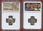 Antike Münzen GRÈCE SICILE SYRACUSE HIERONYMUS 215-214 AV J-C 10 LITRAE EN ARGENT POIDS 8.51g ÉTAT SPL/FDC MAGNIFIQUE MONNAIE VENDU SOUS COQUE -