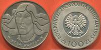 Ausländische Münzen 100 ZLOTY POLOGNE 500e ANNIVERSAIRE DE LA NAISSANCE DE MIKOLAJ KOPERNIK ANNEE 1973 ETAT SPLENDIDE -