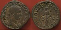 Antike Münzen SESTERCE ALEXANDRE SÉVÈRE EN BRONZE A/ IMP ALEXANDRE PIUS AVG, SA TÊTE LAURÉE A DROITE R/ PROVIDENTIA AVG SC LA PROVIDENCE DEBOUT A GAU -