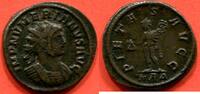 Antike Münzen BRONZE NUMERIEN 283-284 PETIT A/ IMP NVMERIANVS AVG SON BUSTE RADIE CUIRASSE A DROITE R/ PIETAS AVGG MERCURE DEBOUT A GAUCHE, TENANT -