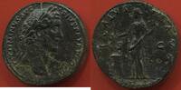 Antike Münzen SESTERCE ANTONIN LE PIEUX 138-161 A/ ANTONINVS AVG PIVS TTPRP COS III TÊTE LAURÉE D'ANTONIN LE PIEUX A DROITE R/ SALUS AVG SC LA SANTÉ -