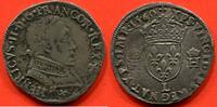 Französische Königliche Münzen TESTON CHARLES IX 1560-1574 3e TYPE A/ HENRICVS II D G FRANCOR REX BUSTE A DROITE DU ROI, CUIRASSE R/ XPS ECT ECU DE FRANCE COURONNE, -
