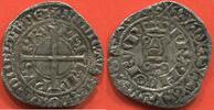Französische Königliche Münzen GROS PHILIPPE VI 1328-1350 A LA COURONNE 2e ÉMISSION DU 31 OCTOBRE 1338 A/ PHI LIP PVS REX L ORNEMENTÉE, CROIX COUPANT LA LÉGENDE E -