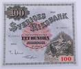 SUEDE 100 Kronor Suède 1960, Pick: 48b, XF, M150944 -