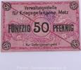 Metz 50 Pfennig Metz , Camp de prisonniers SUP -
