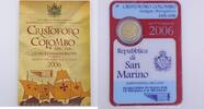 2 euro 2006 Saint Marin Euro, Saint Marin  2006, Cristoforo Colombo 