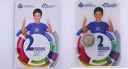 Saint Marin 2 euro 2012 Euro, Saint Marin 2012, 10 ans de l'Euro  26,25 EUR  + 5,00 EUR frais d'envoi