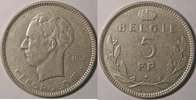 Belgique 5 Francs Monnaie étrangère, Belgique, Belgium -