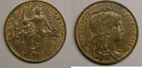 5 Centimes 5 centimes 1920 Monnaie française, Dupuis  36,00 EUR  + 5,00 EUR frais d'envoi