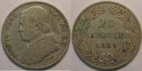 Vatican 20 Baiocchi Vatican An XX, TB+, KM# 1360a -