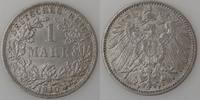 Allemagne 1 Mark Allemagne, Empire 1910 F, TTB+, KM#14. -
