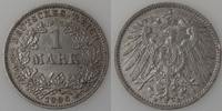 Allemagne 1 Mark Allemagne, Empire 1906 D, TTB+, KM#14. -
