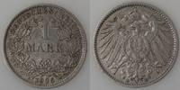 Allemagne 1 Mark Allemagne, Empire 1905 D, TTB, KM#14. -