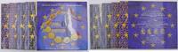 France Monnaies Euros, France, Coffret BU 1999-2002, ouvert -