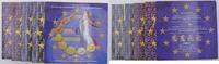 France Monnaies Euros, France, Coffret BU 1999-2002, ouvert -