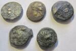 Griechenland Griechen Lot von 5 x Ae-Griechen aus verschiedenen Münzstätten, u.a. Ephesos -
