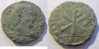 Rom Ae-26 (Doppelmaiorina) von Magnetius aus Trier  Rs. großes Christogramm Ae-Doppelmaiorina 350-353 n. Chr. sehr schön+